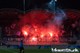 Výjezdové choreo a pyrošou v podání fanoušků Grasshopper