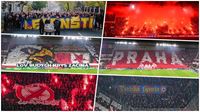Derby praskch S s prezentacemi na obou stranch a s vn pyrotechniky. Hotovo bylo po pl hodin...
