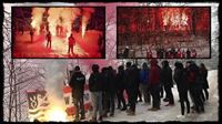 Karlovart Fanatici slavili postup pyrem