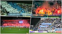 Na Slovcku se o skvlou atmosfru staraly oba tbory. Chachai opt okupovali jin tribunu, kde jich bylo na osm stovek. Stadion prosvtilo pyro obou tbor...