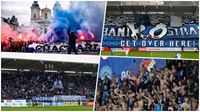 Pochod, choreo, pyro - Ostrava v Uherskm Hraditi dominovala jak na hiti, tak i v hlediti...