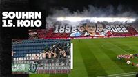  Pohled na tribuny 15. kolo | Dv nvtvy nad deset tisc. 