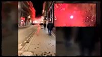 VIDEO: Lyon a Saint-Etienne se stetli v ulicch