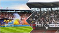 Vyprodan Letn se branky nedokala. Hork podveer provonlo pyro ultras Sparty. Nechybli ani Vikingov