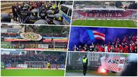 Zaplnn stadion,  velk kartonida domcch, ale i choreo host. Flinta vak na body nedoshla. I tak se fanouci bavili